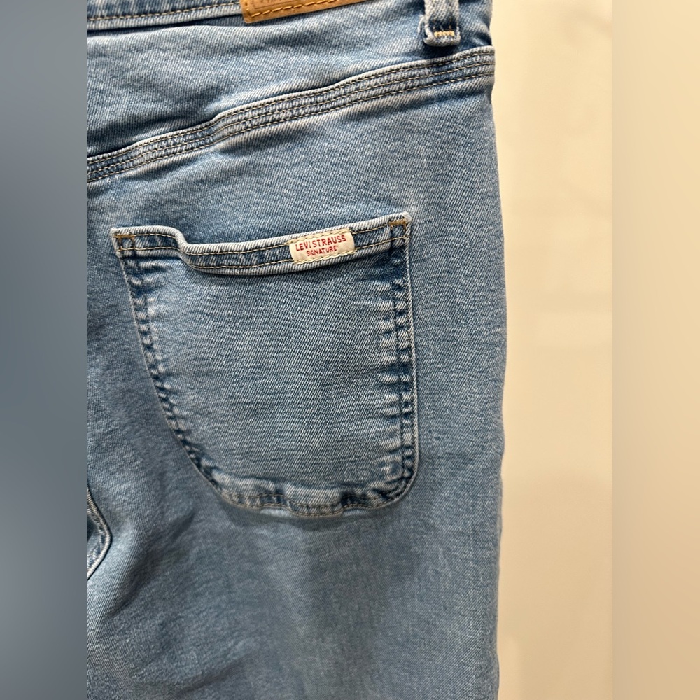 Levi’s High-Rise Loose Straight Jeans Light Wash Trouser Pocket Denim Size 29/8 - Picture 4 of 11